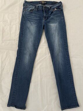 EUC Lucky Brand Jeans Women's Size 6/28 Brooke Straight Blue Denim
